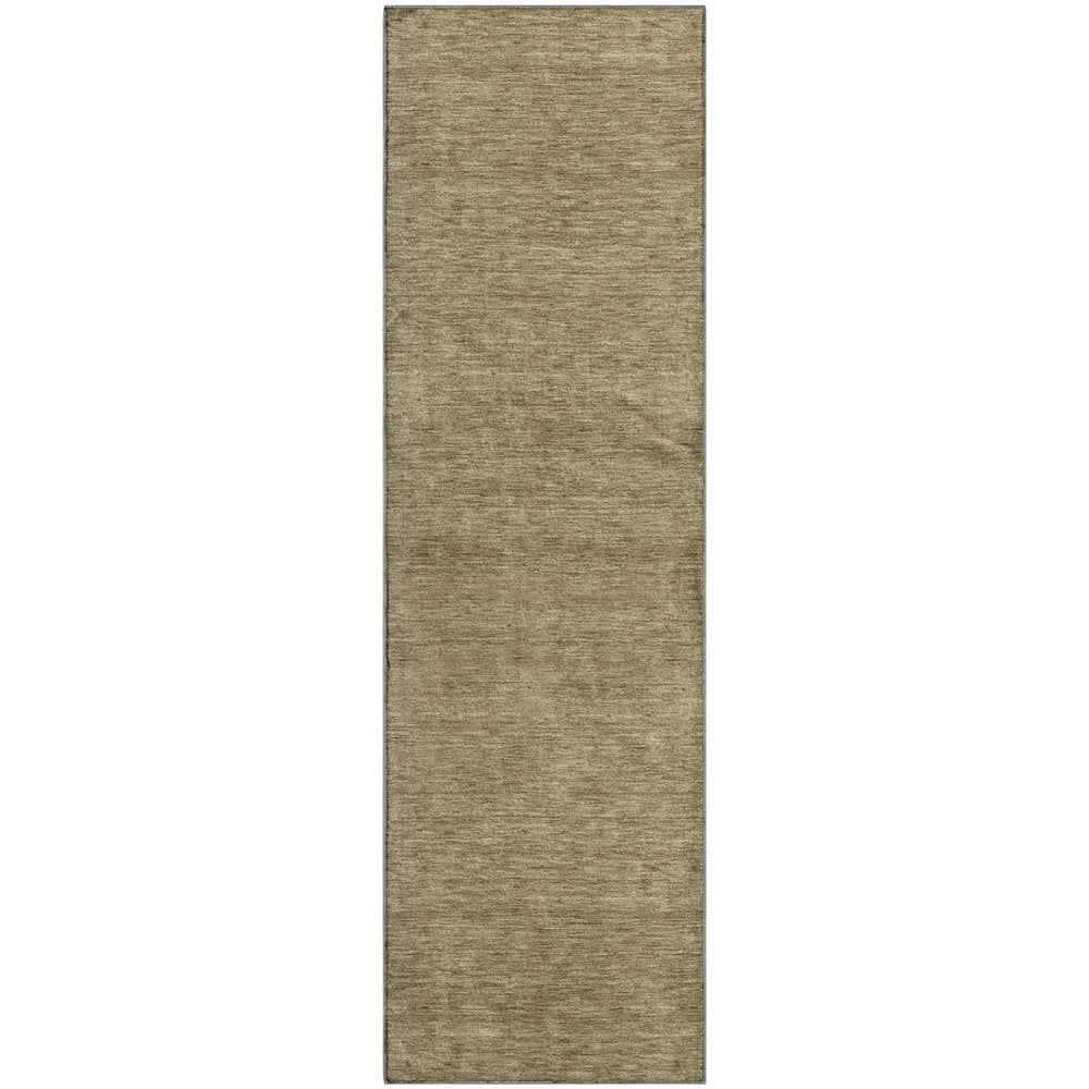 Luxury Washable Soft Essentials SE6 Brown 2'3" x 7'6" Runner Rug