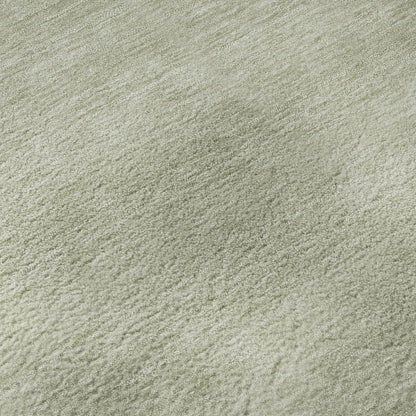 Luxury Washable Soft Essentials SE6 Green 2'6" x 3'10" Rug