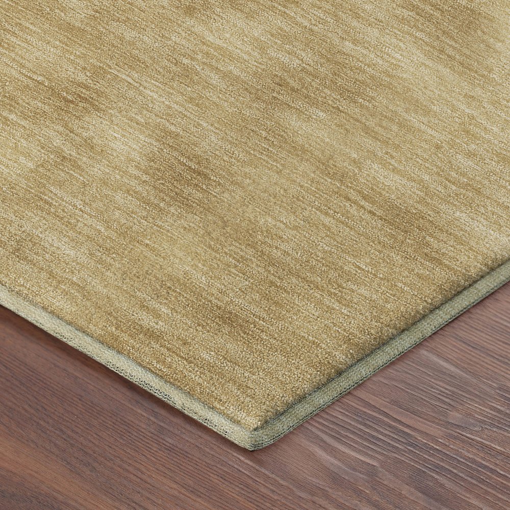 Luxury Washable Soft Essentials SE6 Gold 3' x 5' Rug