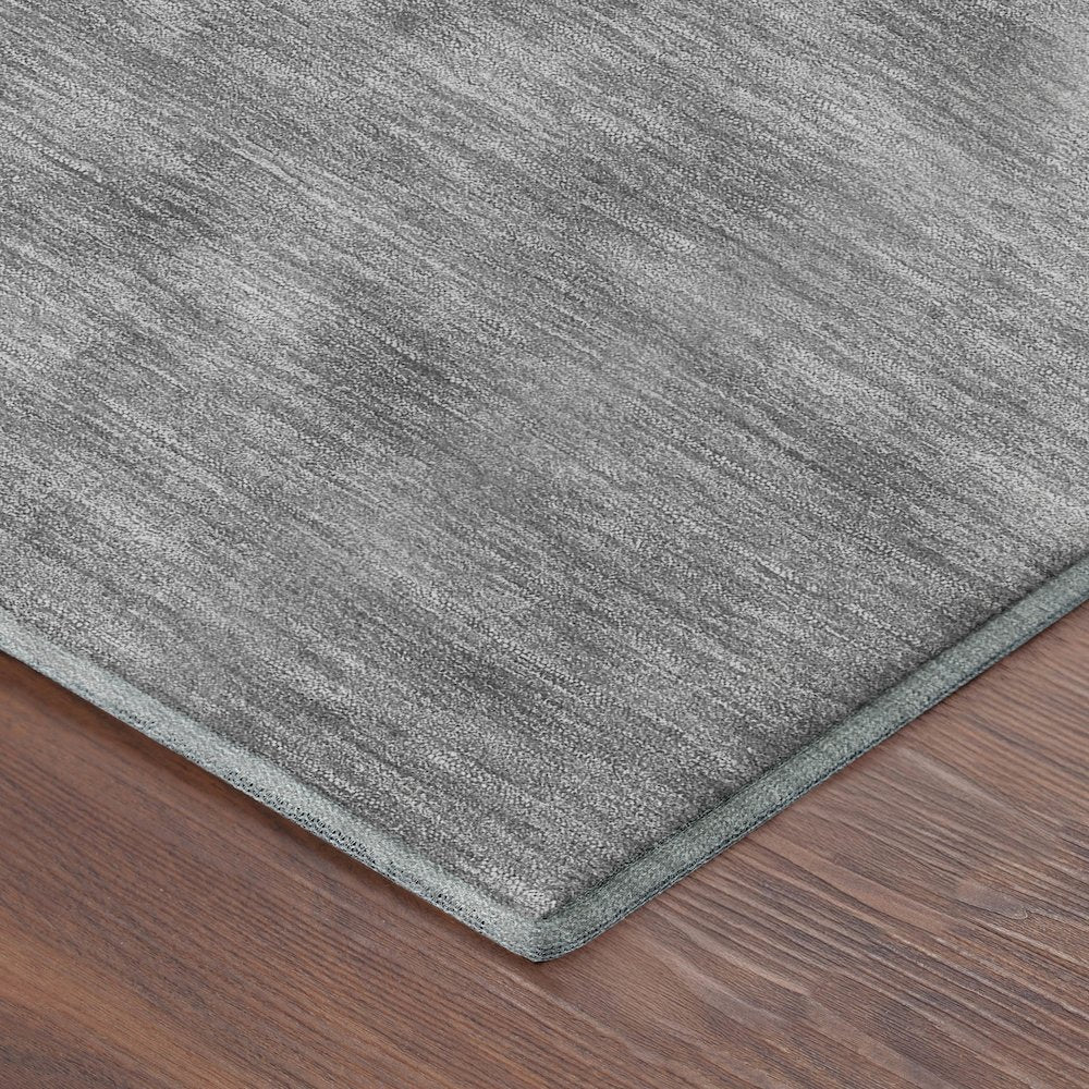 Luxury Washable Soft Essentials SE6 Gray 5' x 7'6" Rug