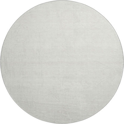 Luxury Washable Soft Essentials SE6 Ivory 8' x 8' Round Rug