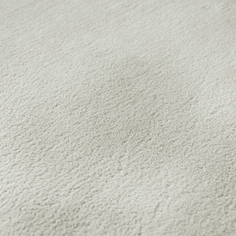 Luxury Washable Soft Essentials SE6 Ivory 8' x 8' Round Rug