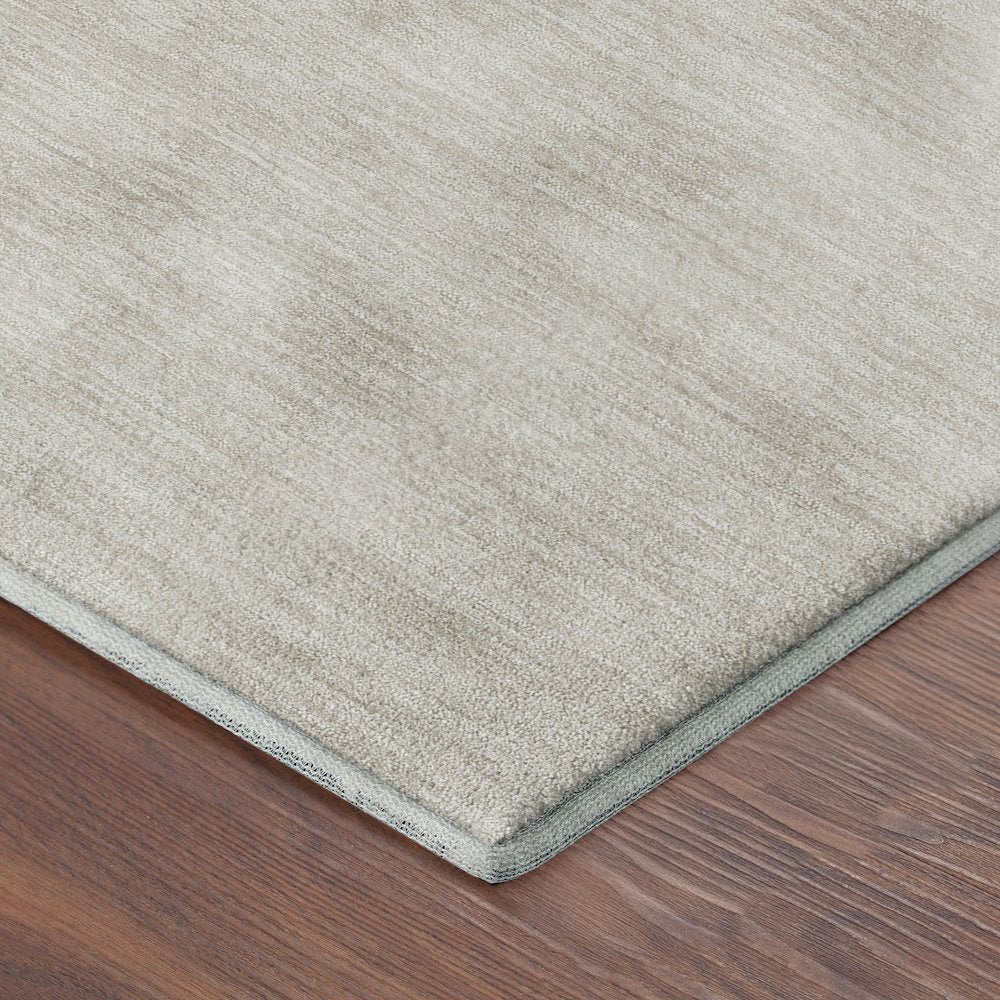 Luxury Washable Soft Essentials SE6 Ivory 2'3" x 7'6" Runner Rug