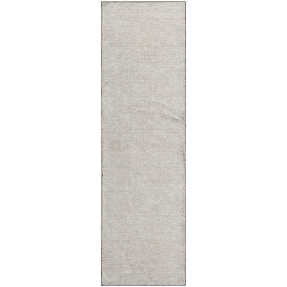 Luxury Washable Soft Essentials SE6 Ivory 2'3" x 7'6" Runner Rug