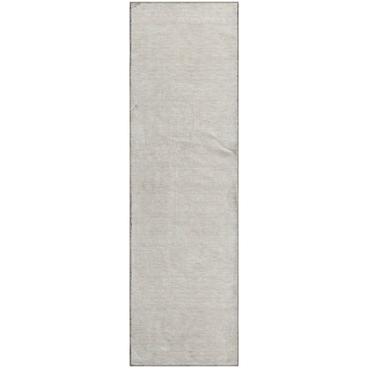 Luxury Washable Soft Essentials SE6 Ivory 2'3" x 7'6" Runner Rug