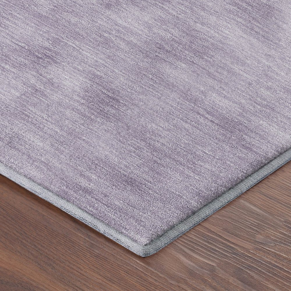 Luxury Washable Soft Essentials SE6 Purple 8' x 10' Rug