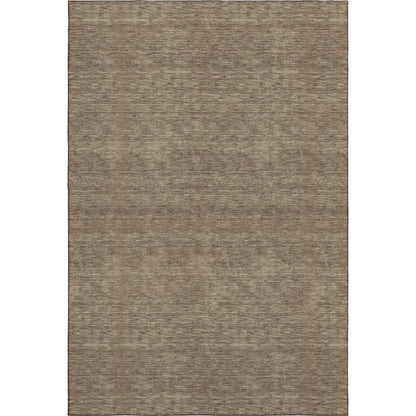 Luxury Washable Soft Essentials SE6 Brown 5' x 7'6" Rug
