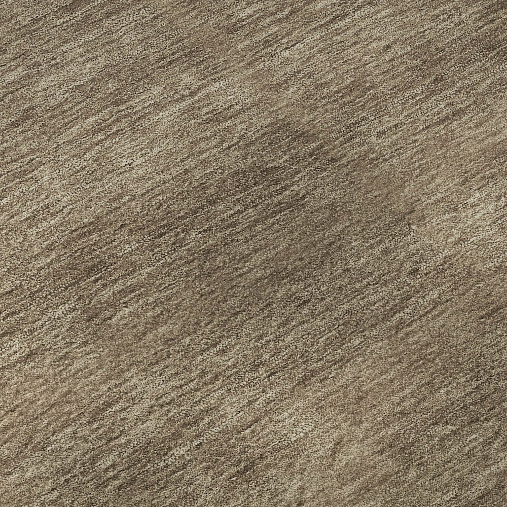 Luxury Washable Soft Essentials SE6 Brown 8' x 8' Round Rug