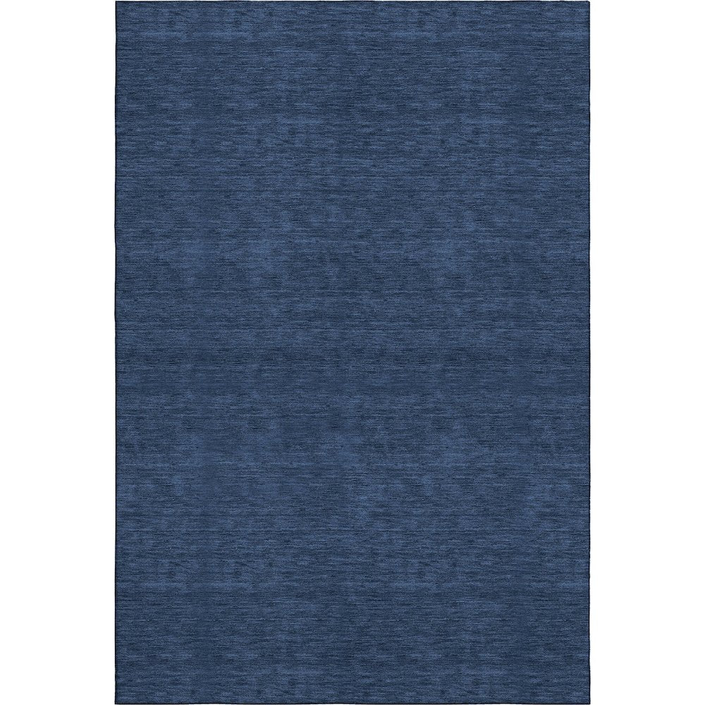Luxury Washable Soft Essentials SE6 Blue 10' x 14' Rug