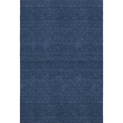 Luxury Washable Soft Essentials SE6 Blue 3' x 5' Rug