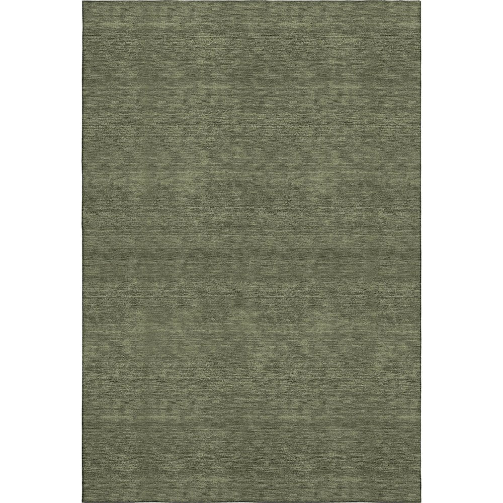 Luxury Washable Soft Essentials SE6 Green 3' x 5' Rug