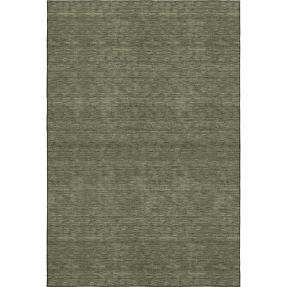 Luxury Washable Soft Essentials SE6 Green 3' x 5' Rug