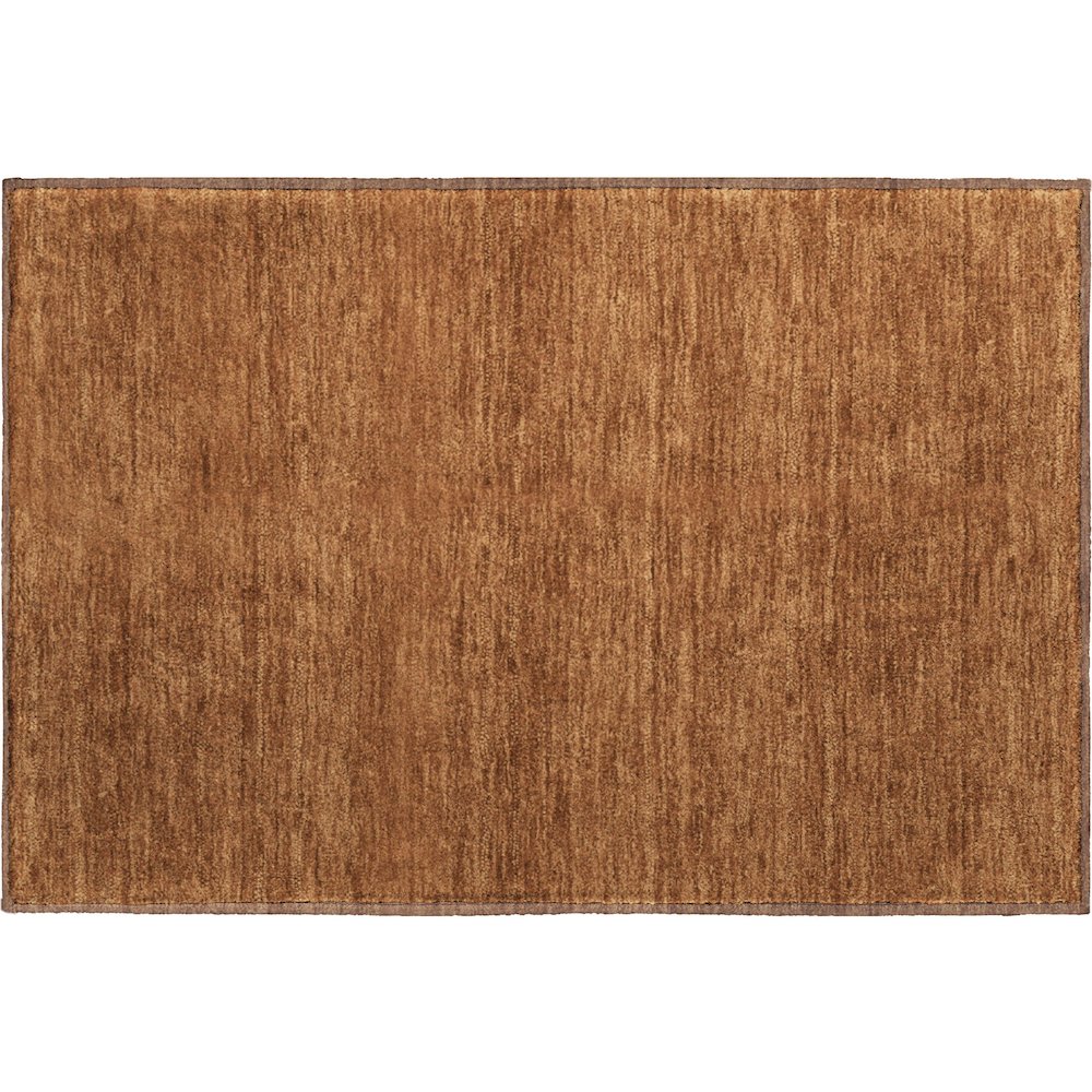 Luxury Washable Soft Essentials SE6 Orange 1'8" x 2'6" Rug