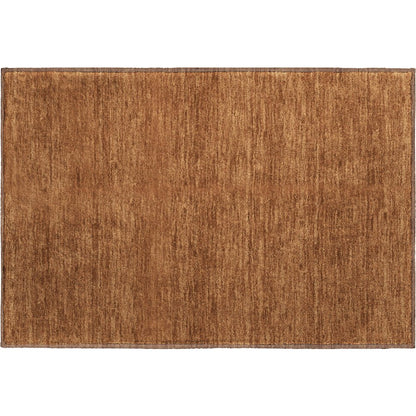 Luxury Washable Soft Essentials SE6 Orange 1'8" x 2'6" Rug