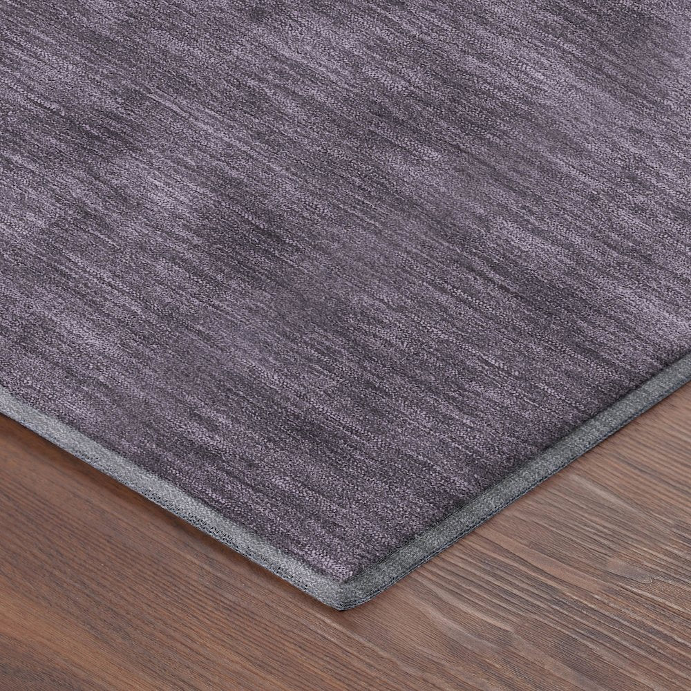 Luxury Washable Soft Essentials SE6 Purple 3' x 5' Rug