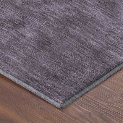 Luxury Washable Soft Essentials SE6 Purple 3' x 5' Rug