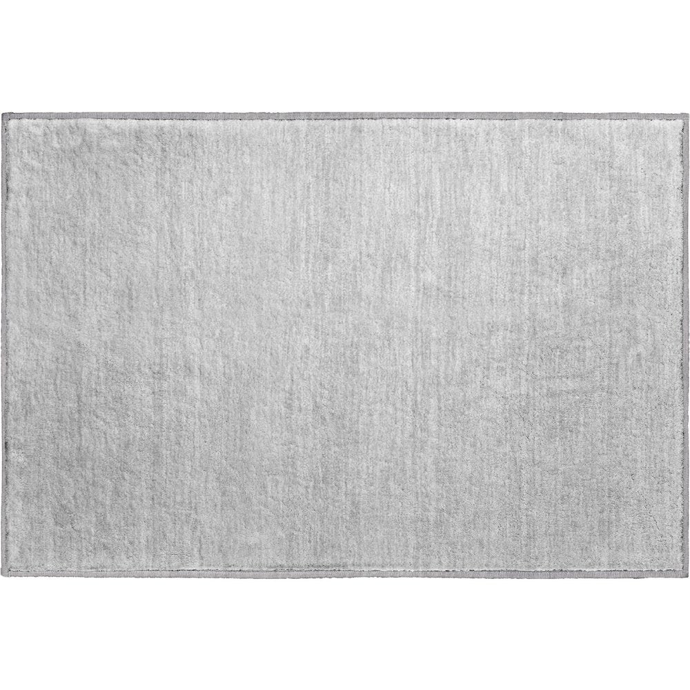 Luxury Washable Soft Essentials SE6 Gray 1'8" x 2'6" Rug