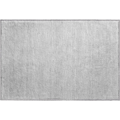 Luxury Washable Soft Essentials SE6 Gray 1'8" x 2'6" Rug