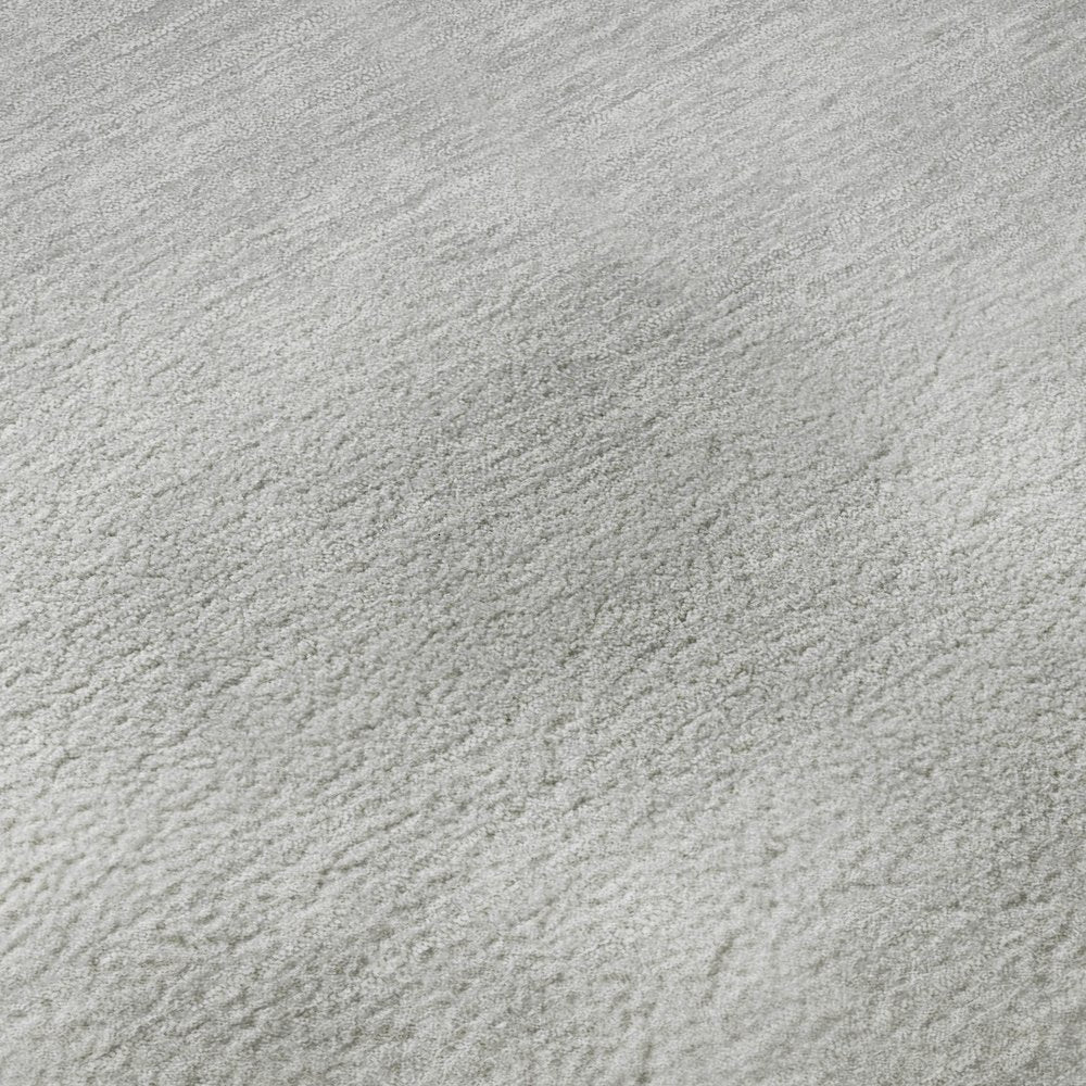 Luxury Washable Soft Essentials SE6 Gray 2'3" x 7'6" Runner Rug