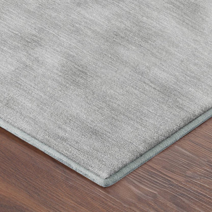 Luxury Washable Soft Essentials SE6 Gray 8' x 10' Rug