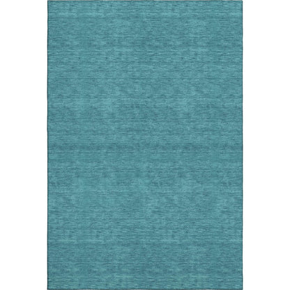 Luxury Washable Soft Essentials SE6 Teal 5' x 7'6" Rug