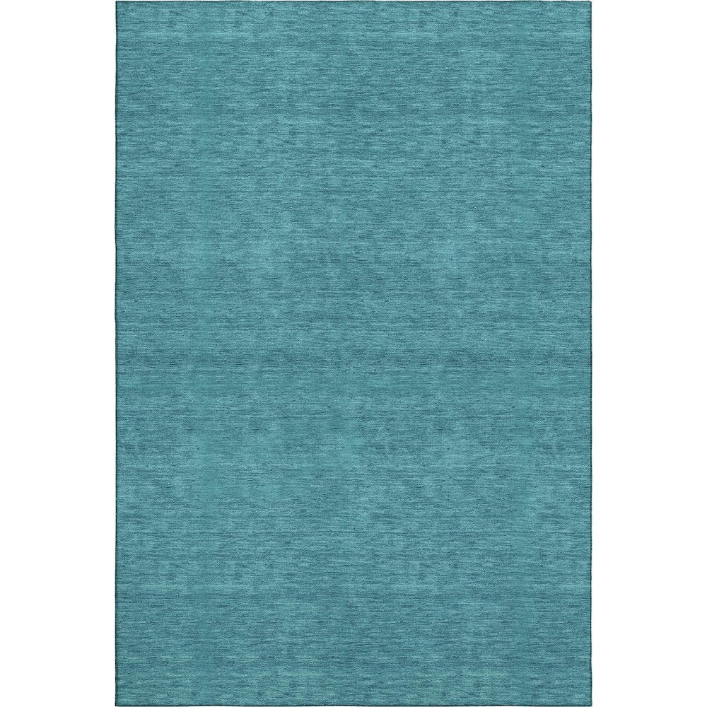 Luxury Washable Soft Essentials SE6 Teal 8' x 10' Rug