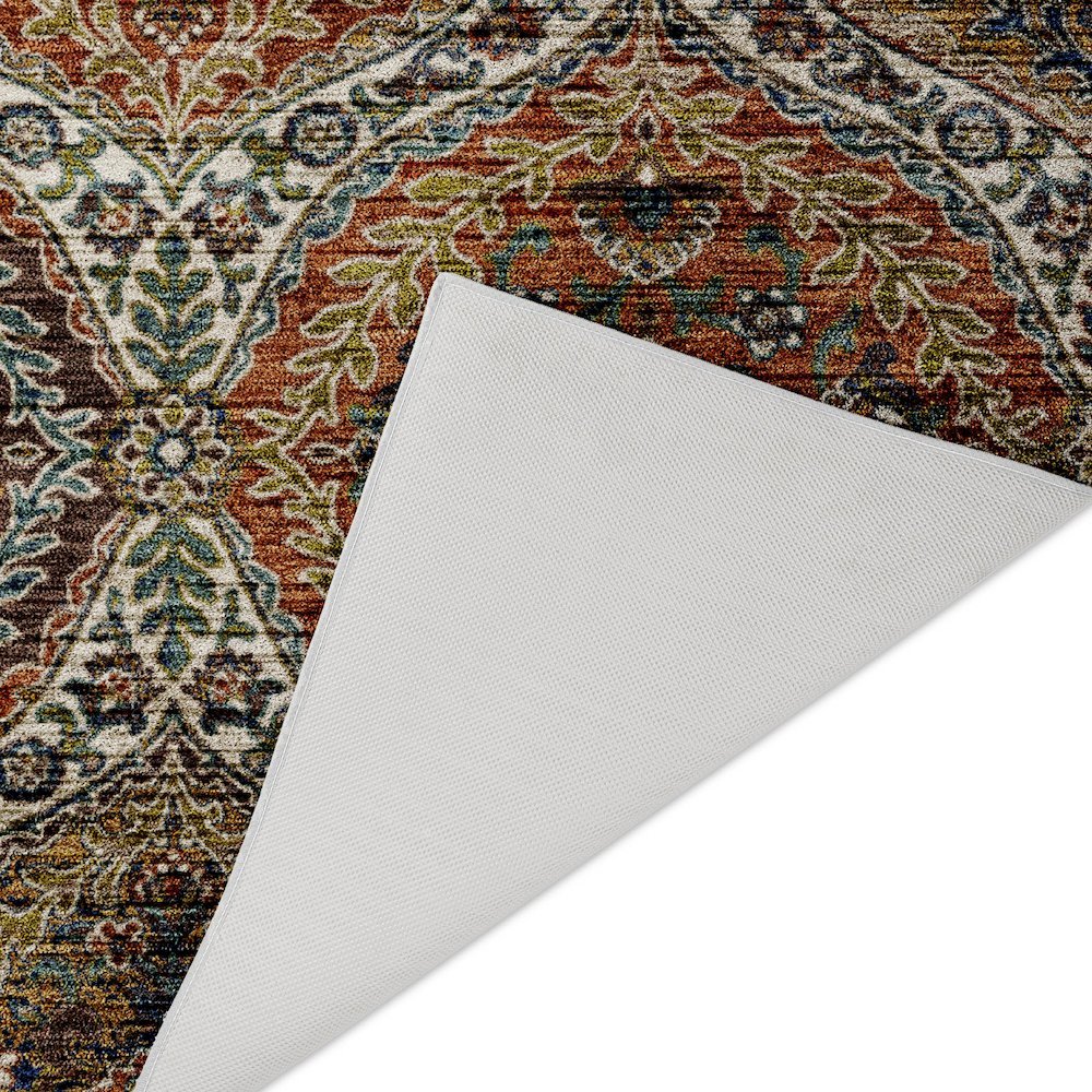 Indoor/Outdoor Silk Road Multi 8' x 8' Round Rug