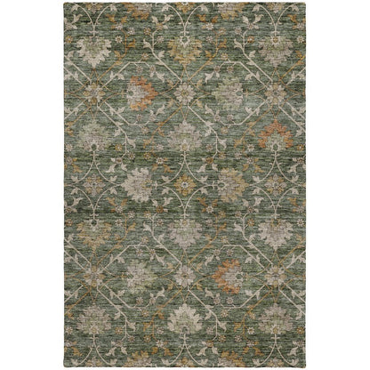 Indoor/Outdoor Silk Road Basil 3' x 5' Rug