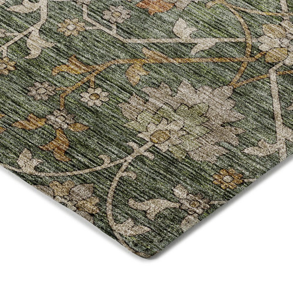 Indoor/Outdoor Silk Road Basil 3' x 5' Rug