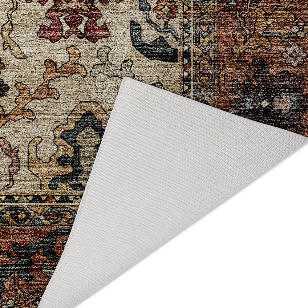 Indoor/Outdoor Silk Road Copper 3' x 5' Rug
