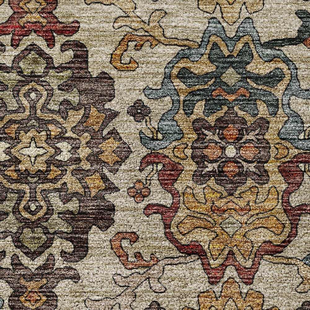 Indoor/Outdoor Silk Road Copper 3' x 5' Rug