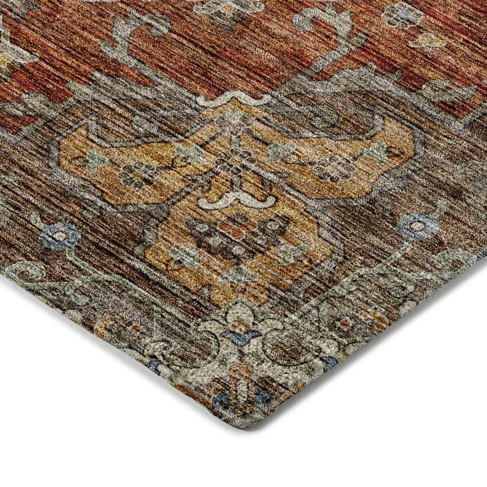 Indoor/Outdoor Silk Road Paprika 5' x 7'6" Rug