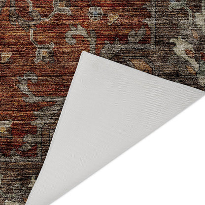 Indoor/Outdoor Silk Road Paprika 6'6" x 9'6" Rug