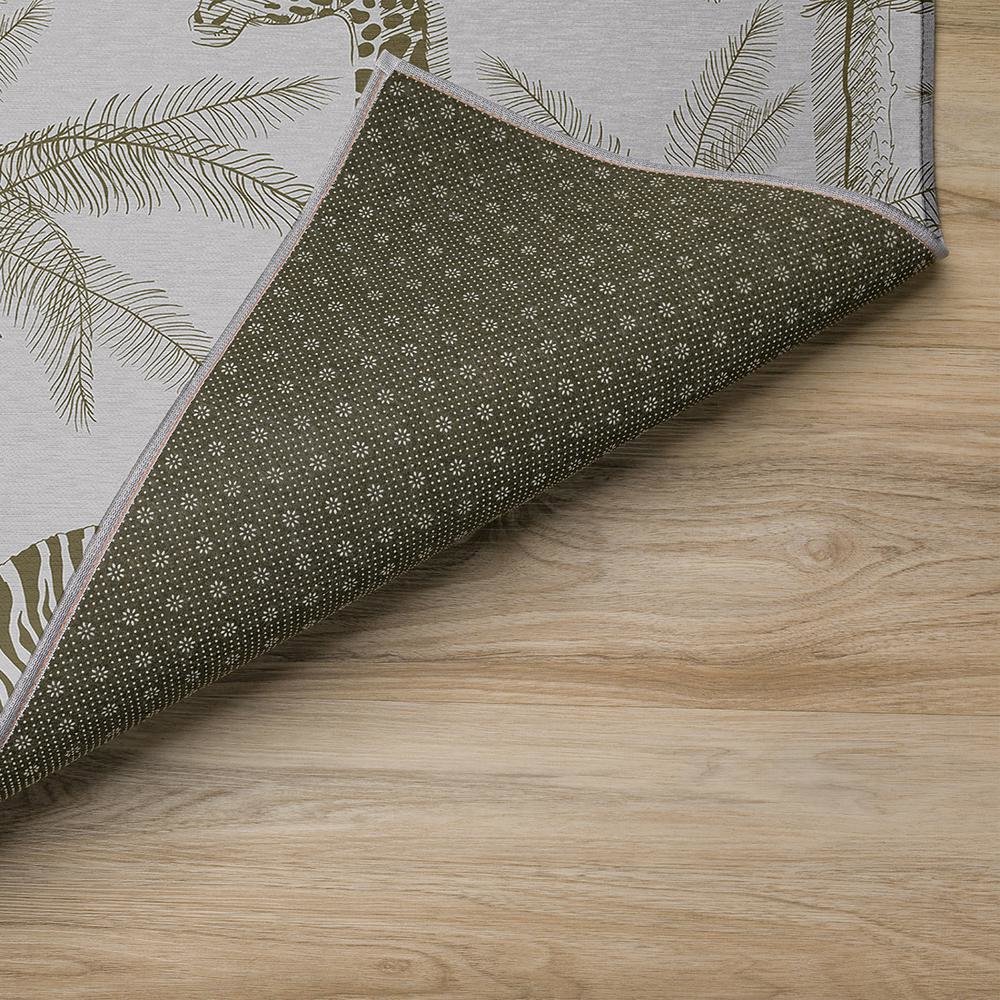 Indoor/Outdoor Tropics TC7 Grey Washable 1'8" x 2'6" Rug