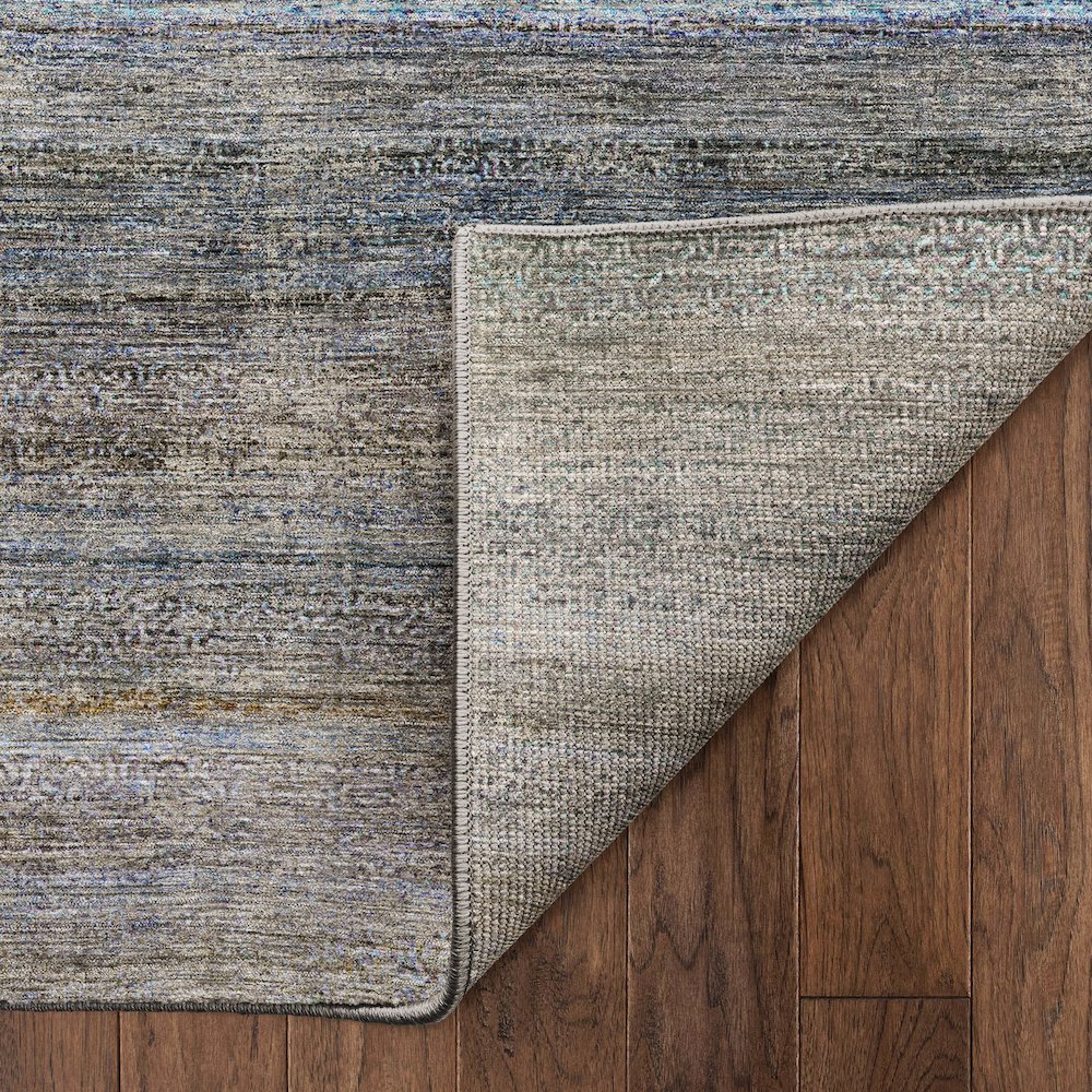 Machine Washable Vico VC1 Blue 3' x 5' Rug