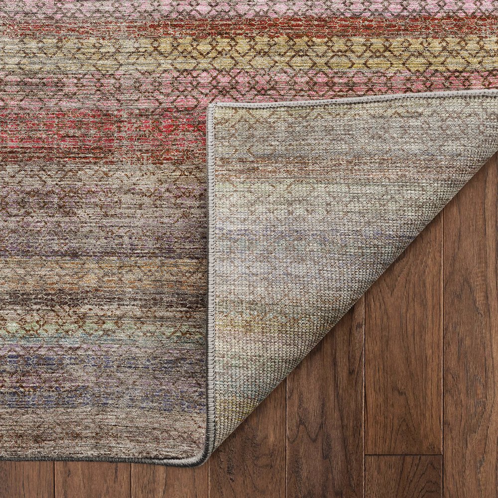 Machine Washable Vico VC4 Brown 5' x 7'6" Rug