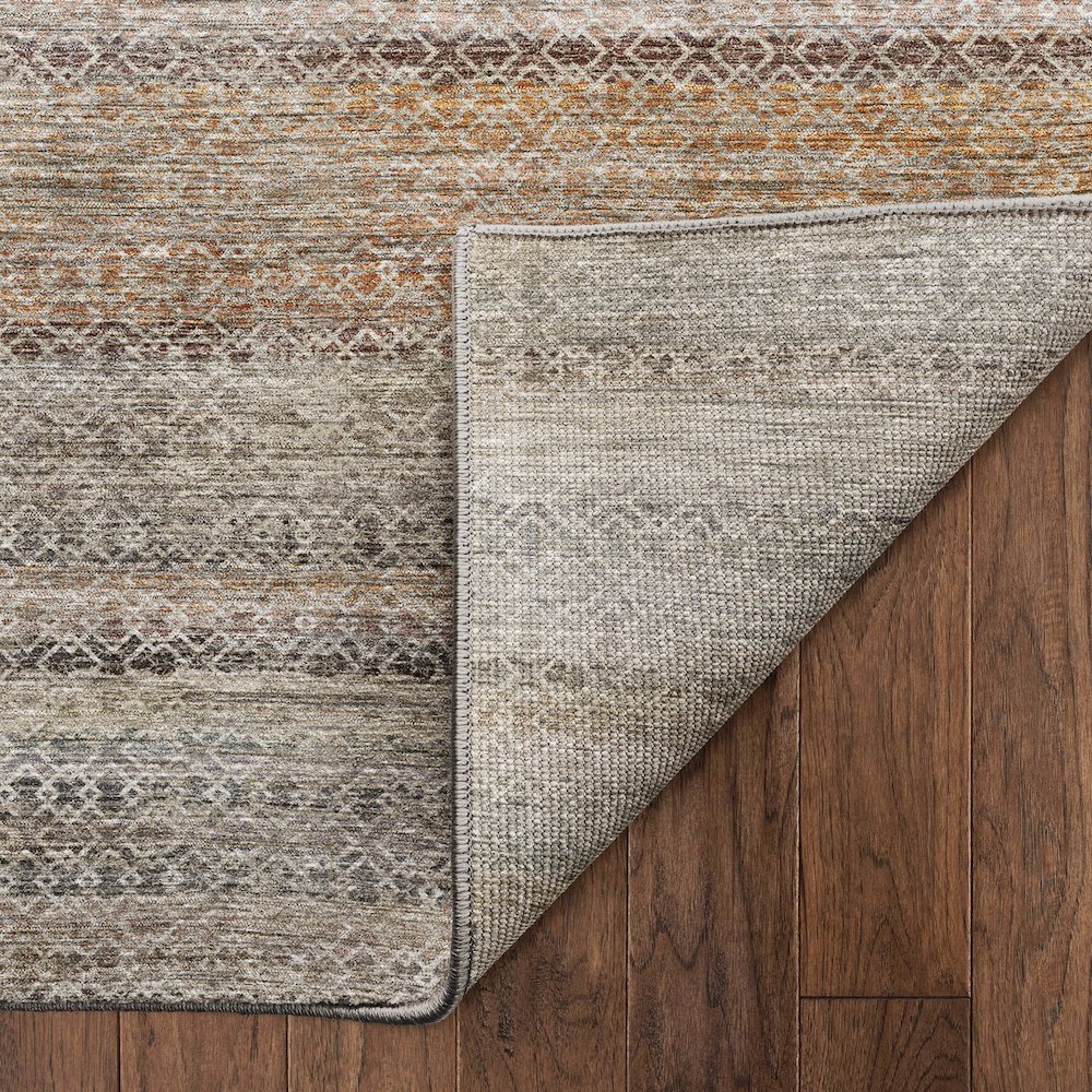 Machine Washable Vico VC4 Brown 6'6" x 9'6" Rug