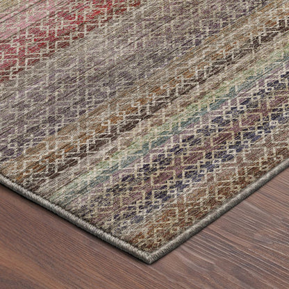 Machine Washable Vico VC4 Multi 6'6" x 9'6" Rug