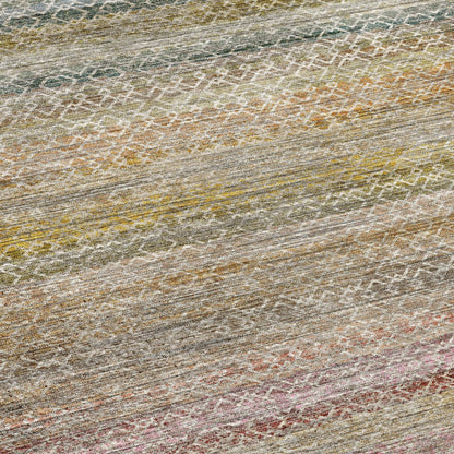 Machine Washable Vico VC4 Multi 8' x 8' Round Rug