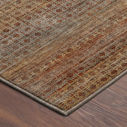 Machine Washable Vico VC5 Orange 1'8" x 2'6" Rug