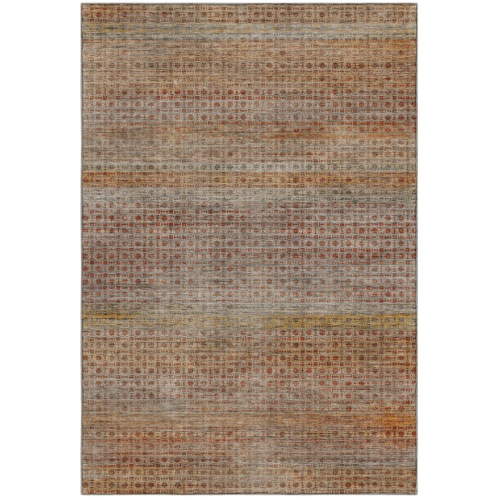 Machine Washable Vico VC5 Orange 3' x 5' Rug