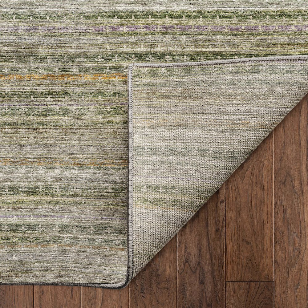 Machine Washable Vico VC6 Green 10' x 14' Rug