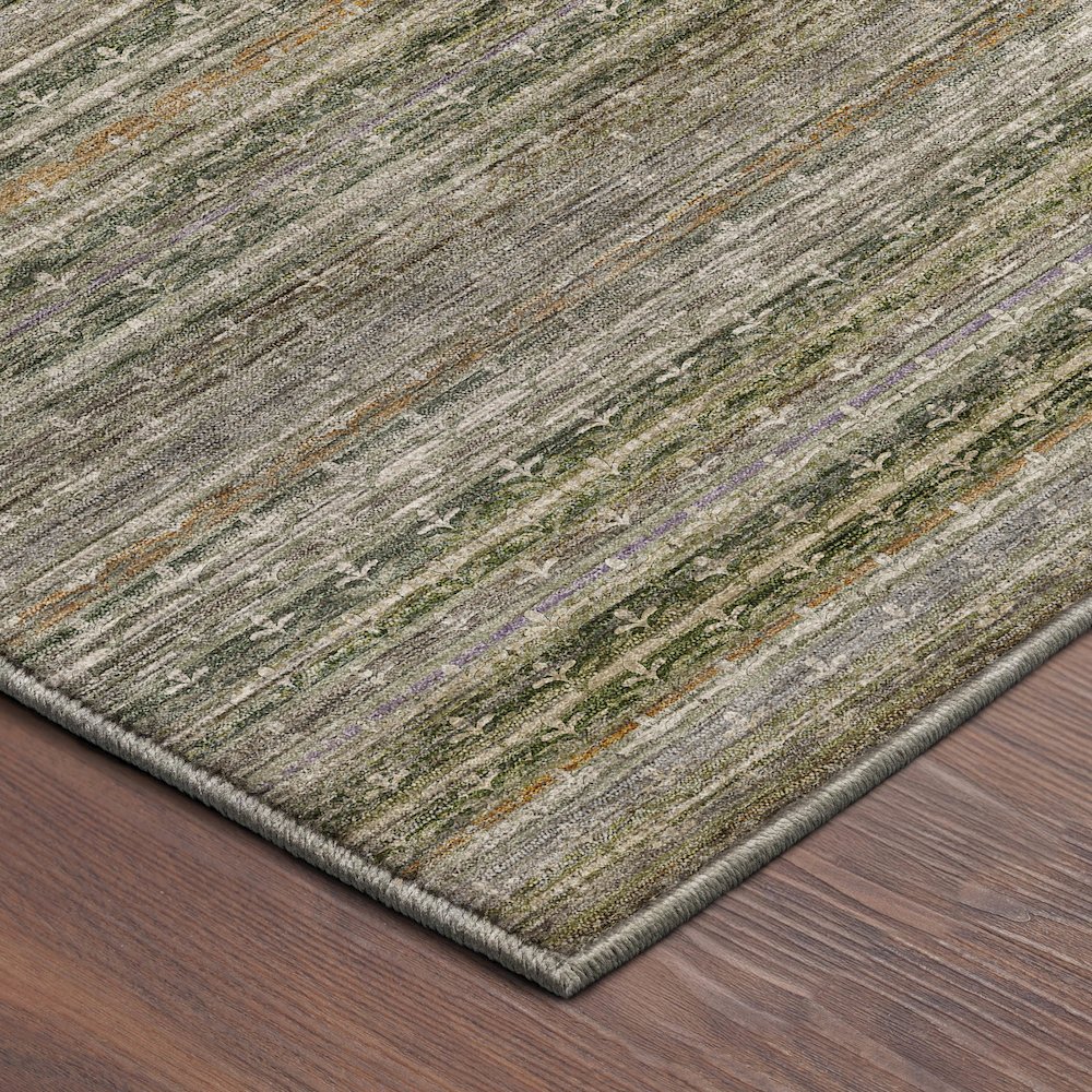 Machine Washable Vico VC6 Green 2'6" x 3'10" Rug