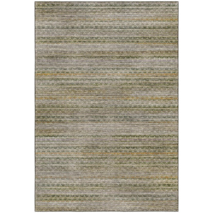 Machine Washable Vico VC6 Green 3' x 5' Rug
