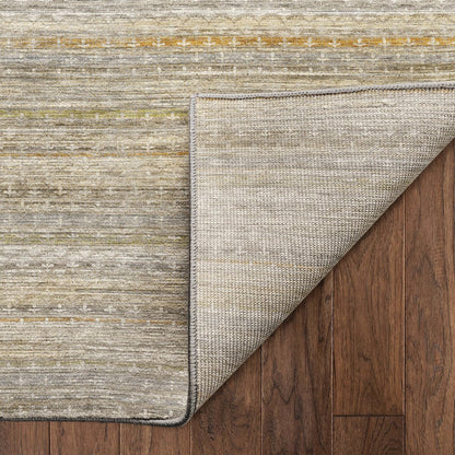 Machine Washable Vico VC6 Ivory 8' x 8' Round Rug