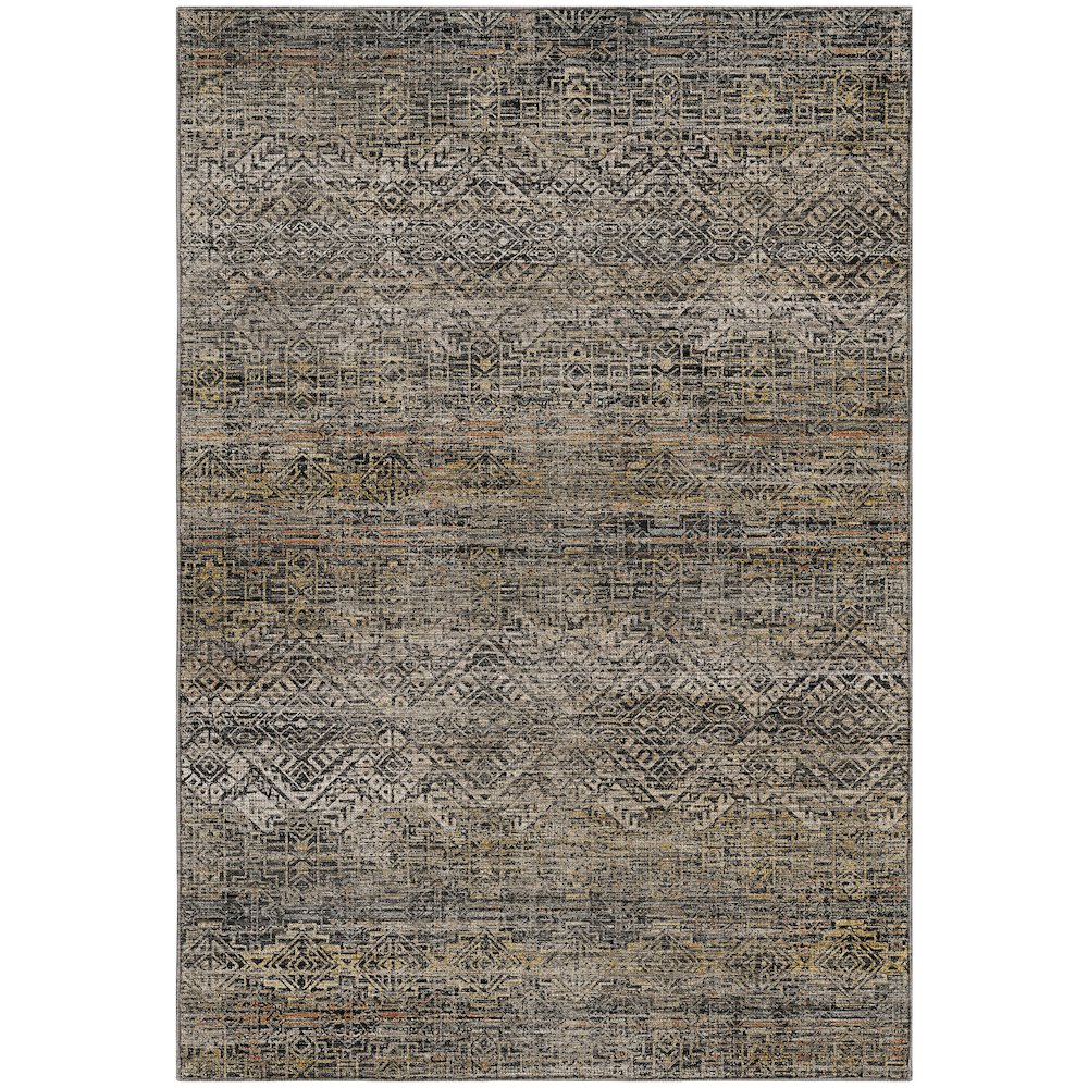 Machine Washable Vico VC8 Black 3' x 5' Rug