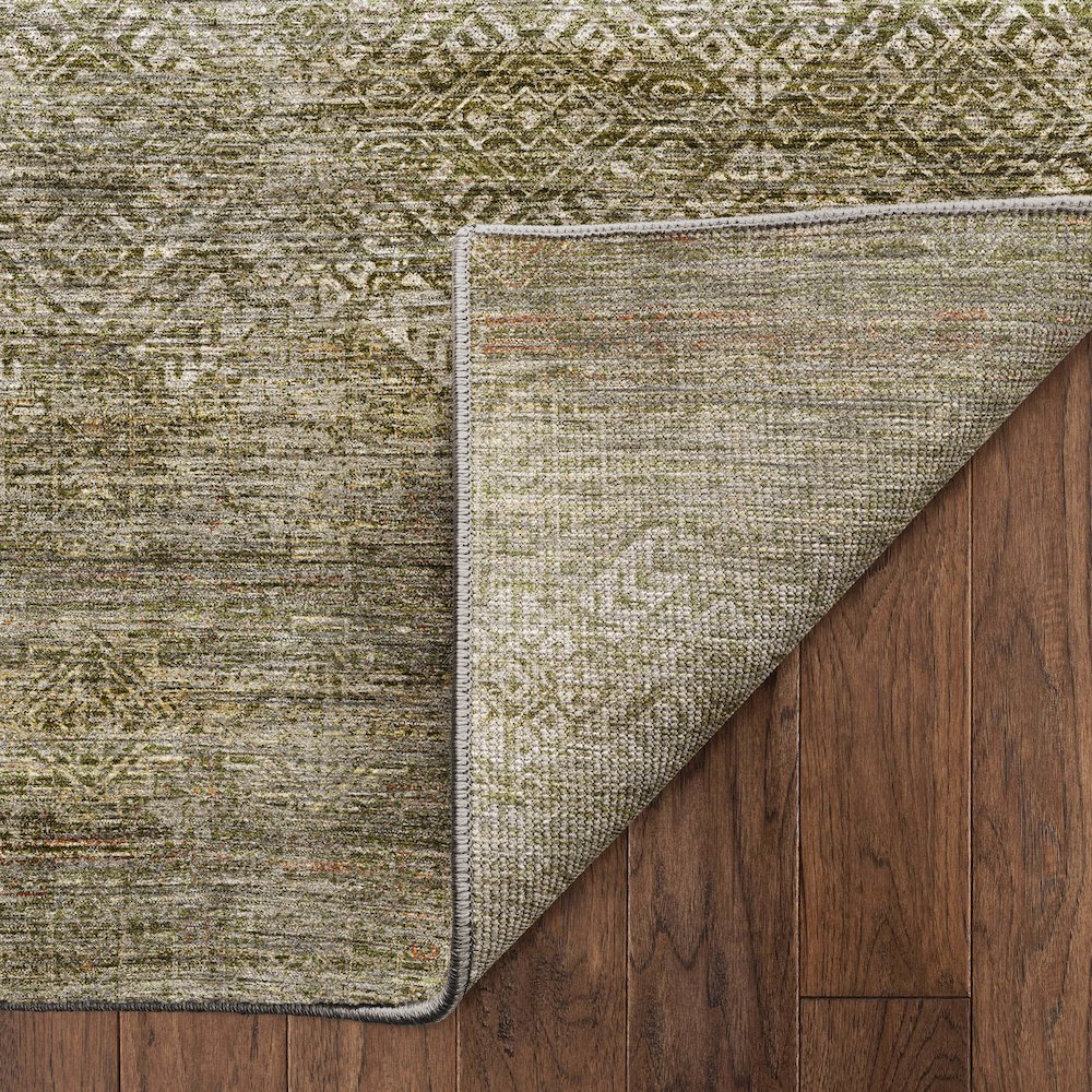 Machine Washable Vico VC8 Green 9' x 12' Rug