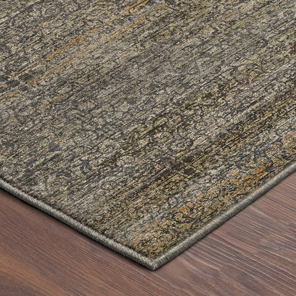 Machine Washable Vico VC9 Gray 8' x 8' Round Rug