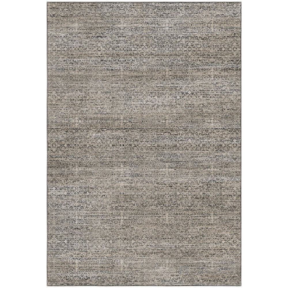 Machine Washable Vico VC9 Gray 5' x 7'6" Rug