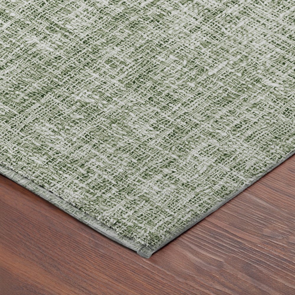 Luxury Washable Voyage VY1 Green 8' x 8' Rug